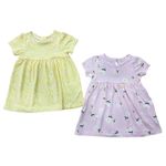 Set Vestidos Margaritas 2 Pzas 24 Meses