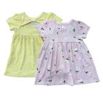 Set Vestidos Margaritas 2 Pzas 24 Meses