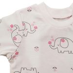 Set Conjunto Elefante Rosa 3 Pzas 12 Meses