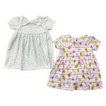 Set Vestidos Helados 2 Pzas 12 Meses