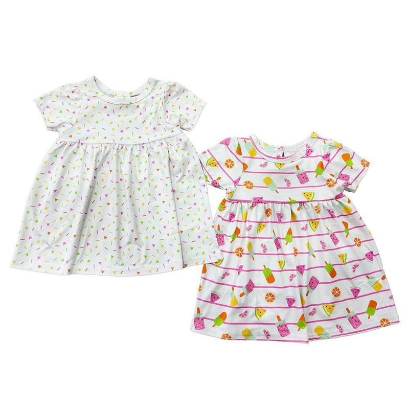 Set Vestidos Helados 2 Pzas 12 Meses