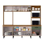Mueble Verde Jade con Múltiples Compartimentos