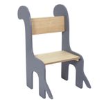 Silla Infantil Dinosaurio Azul de Madera