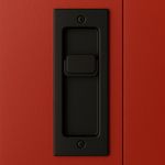 Cerradura para Puerta Corrediza Privacidad Negro Satinado