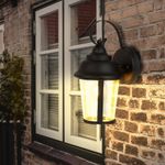 Farol De Pared Allegra Negro De 20W - Tecnolite