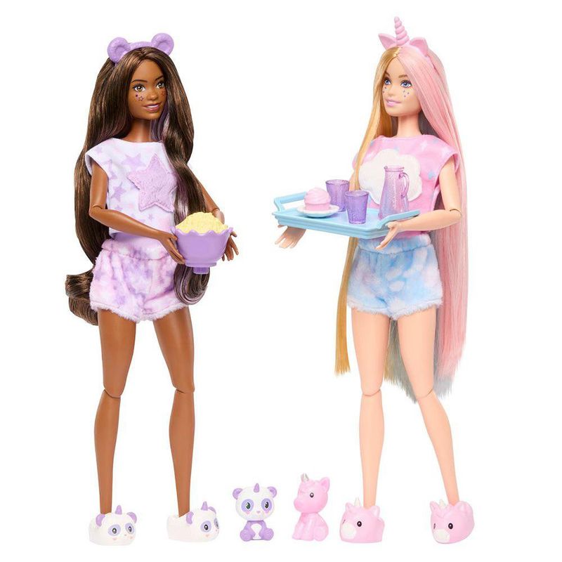 Set De Juego Pijamada Barbie Cutie Reveal