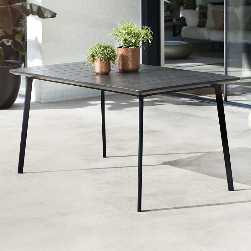 Mesa Rectangular Metalea Bronce