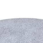Mesa Redonda Frida Gris Texturizada 110 Cm