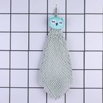 Toalla de Manos con Diseño de Buho Verde