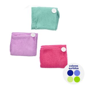 Turbante de Baño de Microfibra Surtido