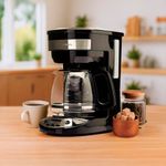 Cafetera Programable Jarra de Vidrio 12 Tazas
