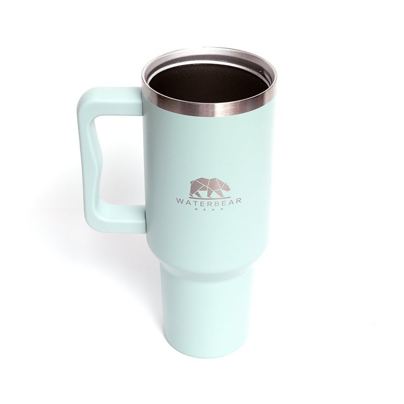 Vaso Térmico con Pajilla 887 Ml Verde Menta