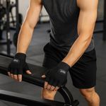 Guantes para Pesas Negros Talla L