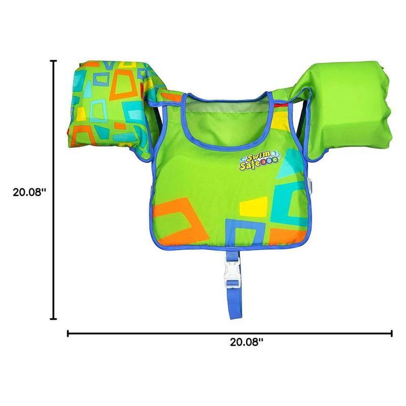 Chaleco Flotador Natación Infantil con Brazitos Integrados Diseños Surtidos