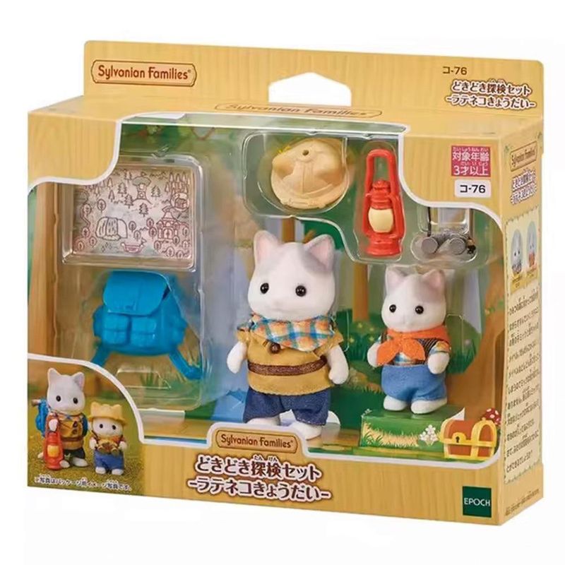 Set de Exploradores Bebé y Hermano Gato