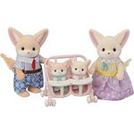 Familia de Zorros del Desierto Muñecas Mini