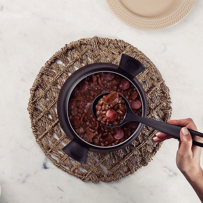 Cucharón para Servir Negro