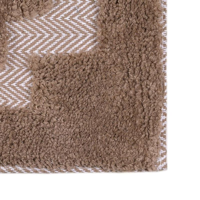 Alfombra de Baño 50x80 Cm Color Café