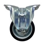 Rodo de Hule Fija 3 1/8 Plg Soporta 70 Kg con Placa