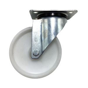 Rodo Polipropileno de 4 Plg Soporta 160 Kg con Placa Freno