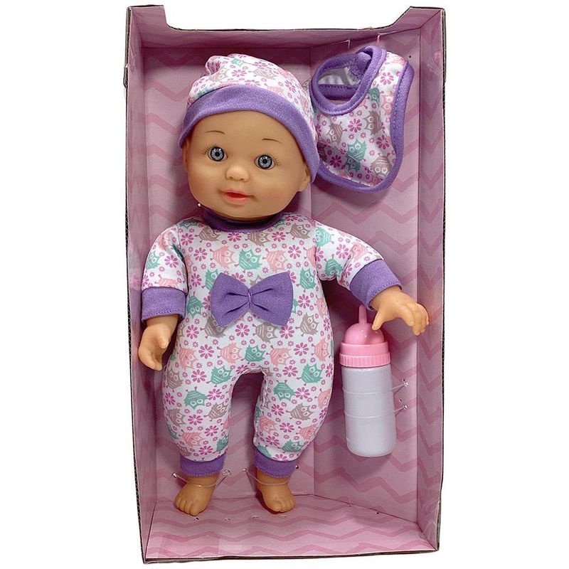 Bebé con Traje Morado 12 Plg