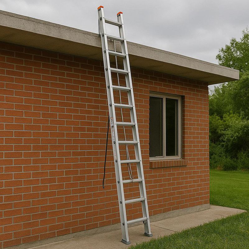 Escalera Extensible de Aluminio de 24 Peldaños