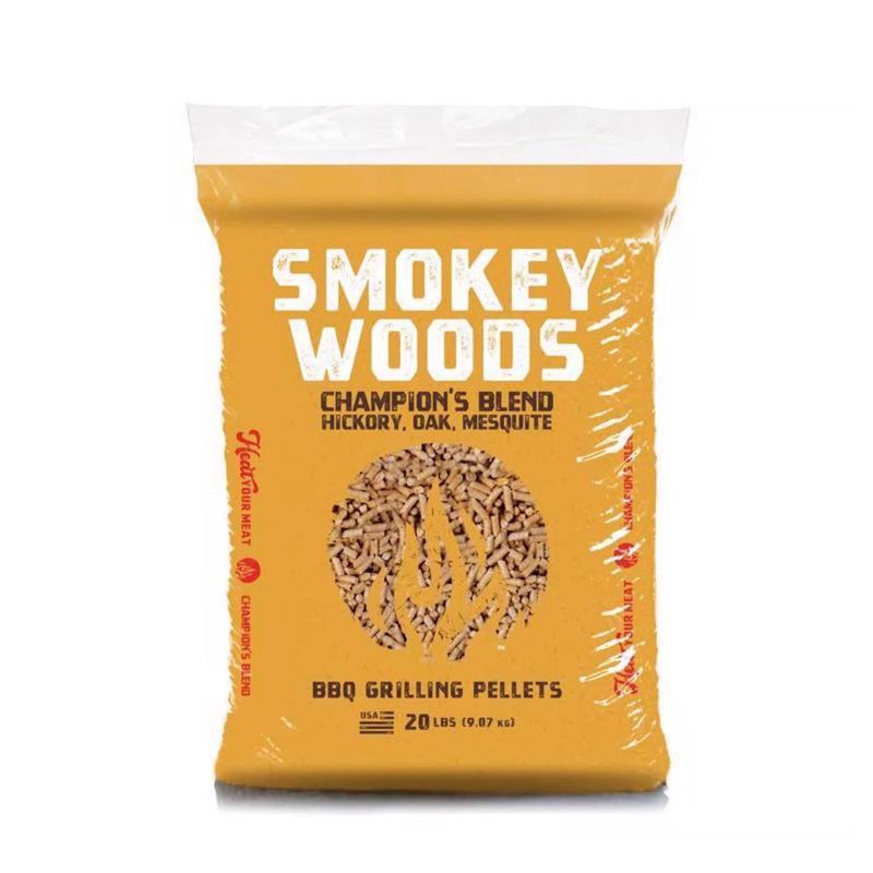 Pellets de Madera 20 Lbs Nuez Mesquite y Roble