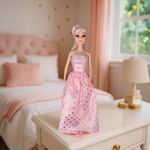 Set de 6 Muñecas con Vestidos Elegantes de 12 Plg