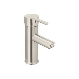 Grifo Monomando para Lavamanos Cuello Bajo Tubig 17 cm Satinado