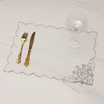 Individual con Copos de Nieve 33x48 Cm