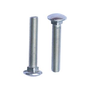 Tornillo tipo Carruaje Galvanizado 1/4 Plg x 1 Plg