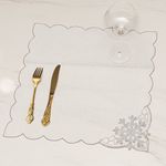 Servilleta con Copo de Nieve 45x45 Cm