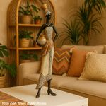 Figura Decorativa Mujer Étnica