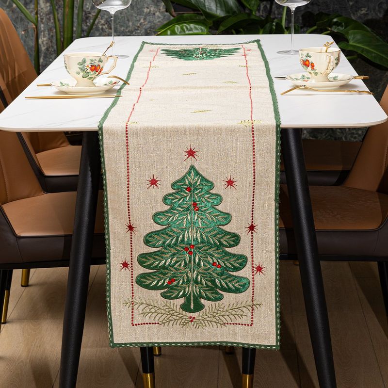 Camino de Mesa con Árbol Navideño 35 x 183 Cm