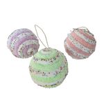 Set de 3 Dulces Colgantes Decorativos Multicolor