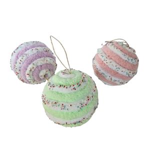 Set de 3 Dulces Colgantes Decorativos Multicolor
