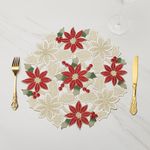 Individual Redondo con Pascuas 40x40 Cm