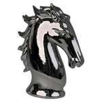 Figura Decorativa Cabeza de Caballo Metálica