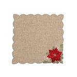 Servilleta con Flor de Pascua 45x45 Cm