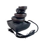 Fuente Decorativa con Luz Vasijas Negras 13x18.5 Cm