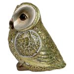 Figura Decorativa Búho Dorado
