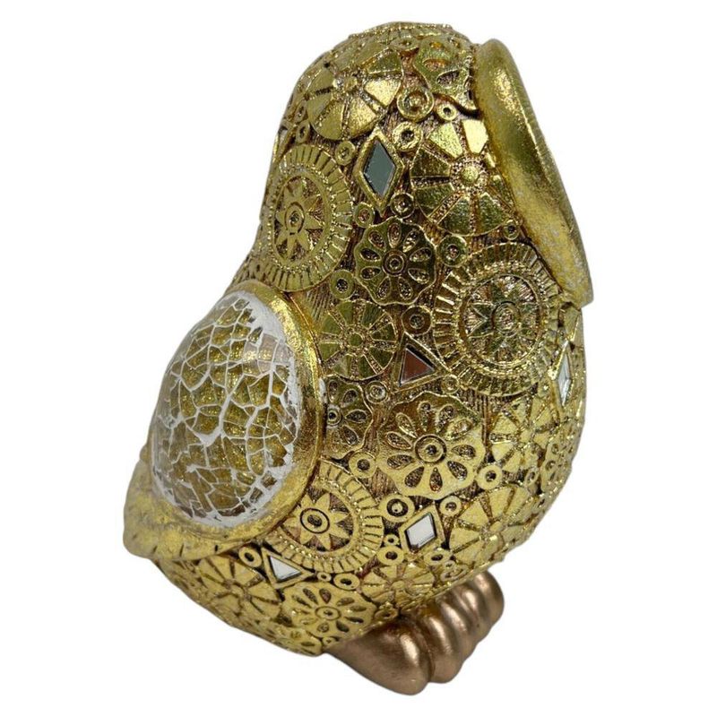 Figura Decorativa Búho Dorado