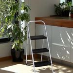 Escalera Metálica de 3 Peldaños Plegable
