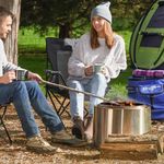 Silla Plegable para Camping Negra