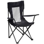 Silla Plegable para Camping Negra