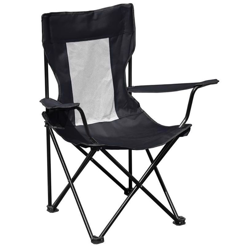 Silla Plegable para Camping Negra