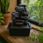 Fuente Decorativa con Luz Cascada Rocas 21x26Cm