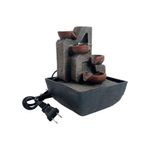 Fuente Decorativa con Luz Vasijas Marrón 13.3x18 Cm