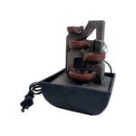 Fuente Decorativa con Luz Vasijas Marrón 13.3x18 Cm