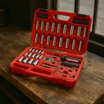 Set de Trinquete con Dados y Extensiones 61 Pzas